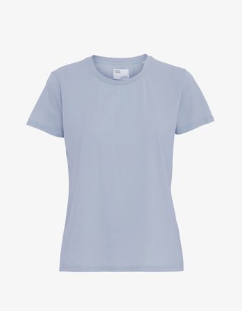 Women Light Organic Tee - Powder Blue - L