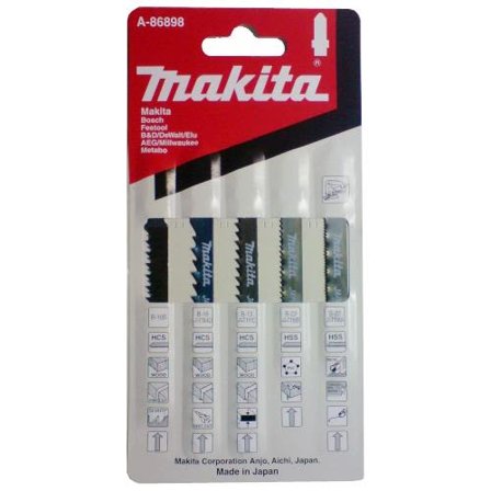 Makita A-86898 Stikksagblad 5-pakning, Maskintilbehør & forbruk