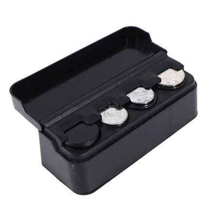 Kannettava auto kolikkopidike säilytyslaatikko, auto kolikot case