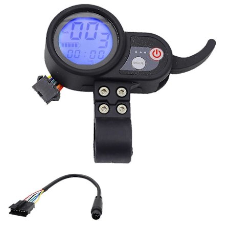 Ebike LCD-skjerm med gasspedal, universell for elektrisk sparkesykkel, 52V haoyi