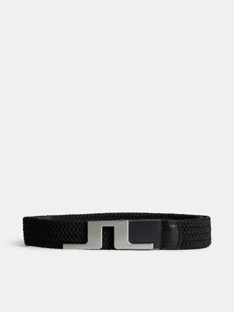 J.Lindeberg - Golf - Lykke Braided Belt - Black - Kvinne - 80