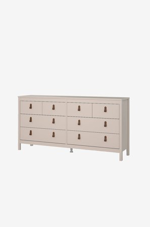 Tvilum - Madrid Kaksinkertainen lipasto 4+4 laatikkoa - Beige - Lipastot - - Homeroom