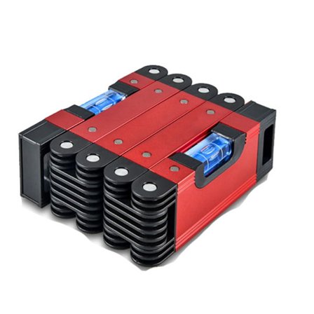 Multifunksjonelt sammenleggbart nivåmåleverktøy