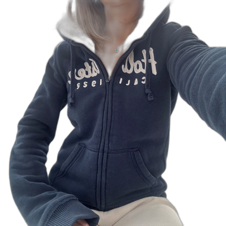 Hollister zip med foder