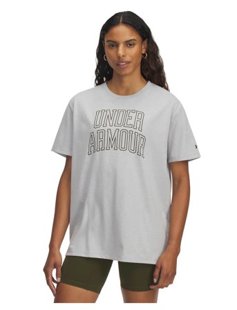 Under Armour Rival Os Campus Tee - Grey - M