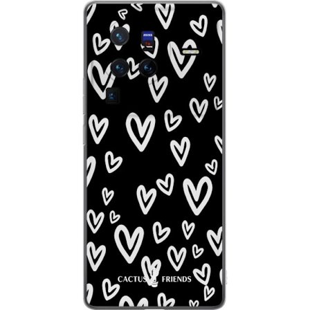 Yhteensopiva Puhelinkuori vivo vivo X80 Pro Cactus and Friends - Handdrawn Love Chaos