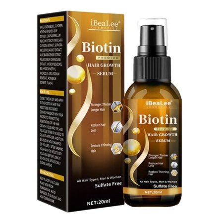 Hår tillväxt produkter biotin snabbt växande hår vård eteriska oljor anti håravfall spray hårbotten behandling
