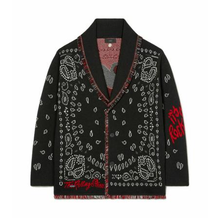 Alanui, Cardigans Zwart, Heren, Maat:L,print