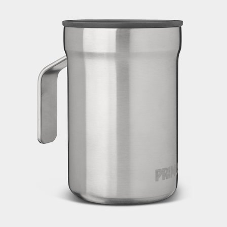Ruostumattomasta teräksestä valmistettu muki kannella Primus Koppen Mug Steel, 30 cl / 300 ml
