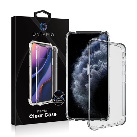 Ontario baksidedeksel for iPhone 11 Pro - PC+TPU, gjennomsiktig