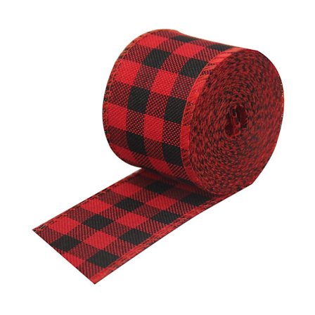 Linnecheck DIY Julknutarmband för Presentinslagning