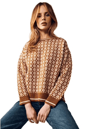 Jumperfabriken Clothilde Jumper Tröjor Dam Beige XL