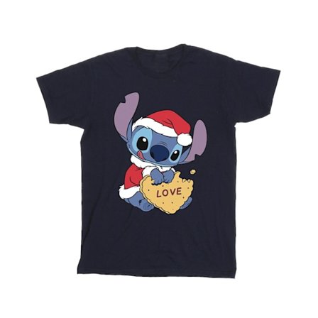 Disney Herr Lilo And Stitch Jul Kärlek Biscuit T-Shirt 5XL