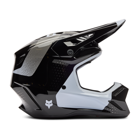 Casco MX FOX V3 Tine Negro M