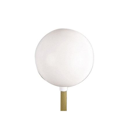 Plastkula med "hals", 120 mm ø