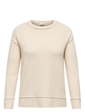 ONLY Carmakoma | Carhazel Life Ls Detail O-Neck Bf Knt | 50-52