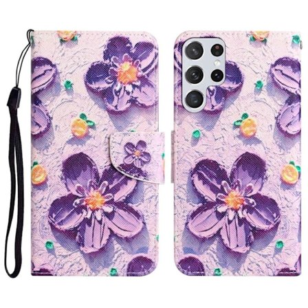 Wonderland Samsung Galaxy S22 Ultra fodral -Lila