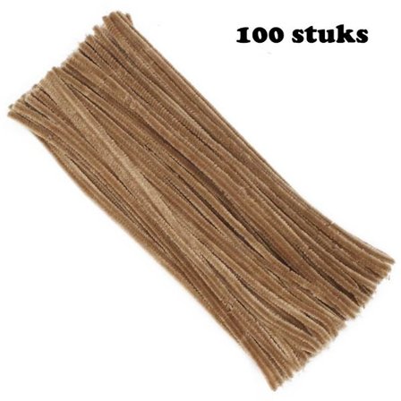 ING Piberensere 100 Stykker Chenille Tråd Hobby Håndværk 30 Cm Piberenser Håndværk Fleksible Piberensere og Voksne til Håndværk DIY Hobby og Kreativ