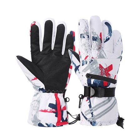 Vanntett skihansker med berøringsskjerm, vindtette, varme, snø