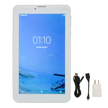 7 tuuman tabletti Android 10.0:lle 2GB RAM 32GB ROM 8-ytiminen CPU 2.G 5G WIFI HD IPS -näyttö Kannettava tabletti toimistokäyttöön 100‐240V Musta AU-