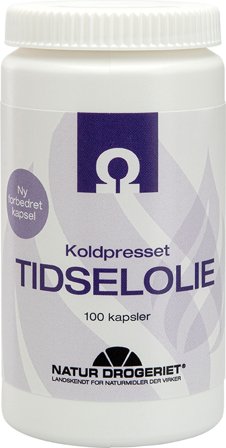 Natur Drogeriet Tidselolie 500 mg 100 kaps., Helse & Madvarer, Andre Kosttilskudsolier, Øvrige Olier