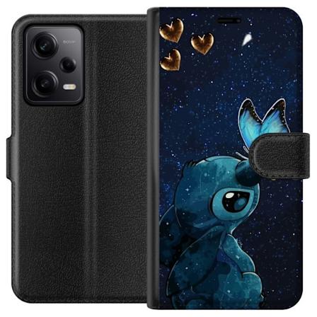 Xiaomi Redmi Note 12 Pro Lompakkokotelo Stitch perhonen