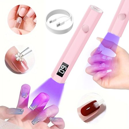 Handhållen UV-nagellampa, 3W bärbar mini UV-lampa, lämplig för personligt hemmabruk_qcx