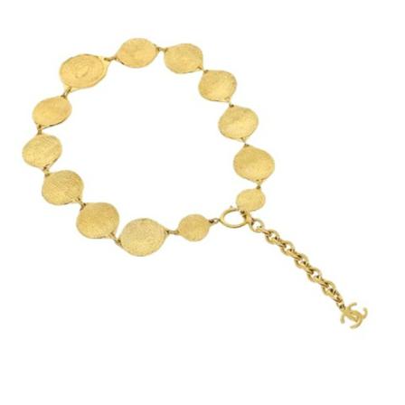 Chanel Vintage - Vintage Smycken - Gul - Dam - Storlek: One Size, Dam, Storlek: ONE SIZE