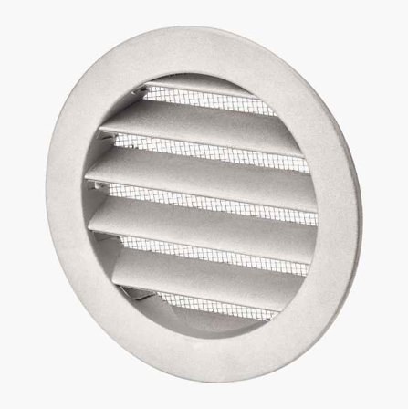 Ventilationsgaller aluminium 100 mm