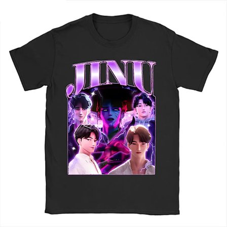 Witch Hunters Rundhals T-skjorte Løs Casual Kortarmet Topp*906M-BK-Svart 5*160/XS 906M-BK-Black 5 160/XS