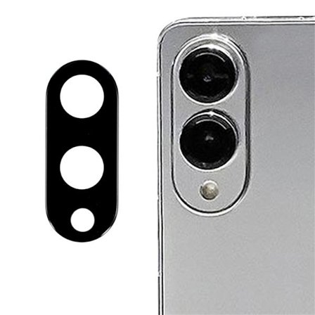 SKALO Samsung S25 Edge 3D Kameralinse Beskyttelsesglas - Sort