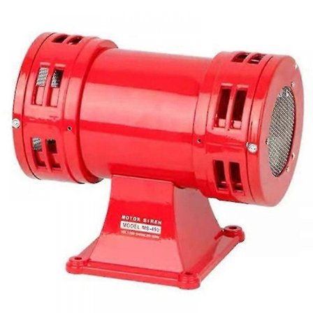 Ms-490 Motorsiren 220V Hög Decibel Flyglarm Siren Horn Motor Gruvindustri Dubbel Industri Båtlarm Fabrik Skola