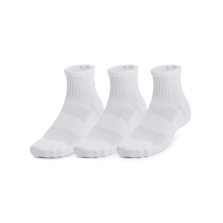 Under Armour UA Tech Sokker 3-pack Hvit