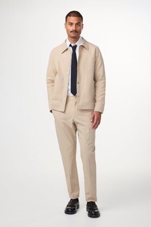 NN.07 Billie 1924 Trouser Male White Polyester