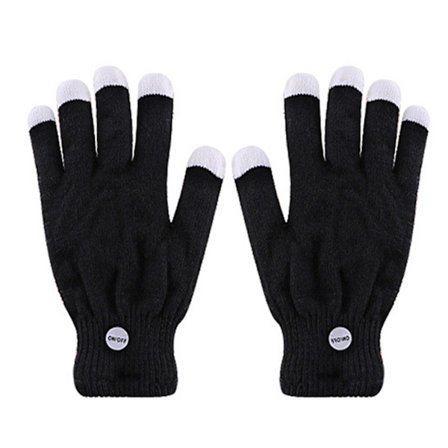 LED Blinkende Fingertupphansker LED Strobe Fingertupper Med Flerfarger Kul Gave Til Barn Tenåringer Voksne