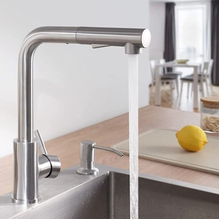 Elektrisk håndvaskarmatur til køkken og badeværelse