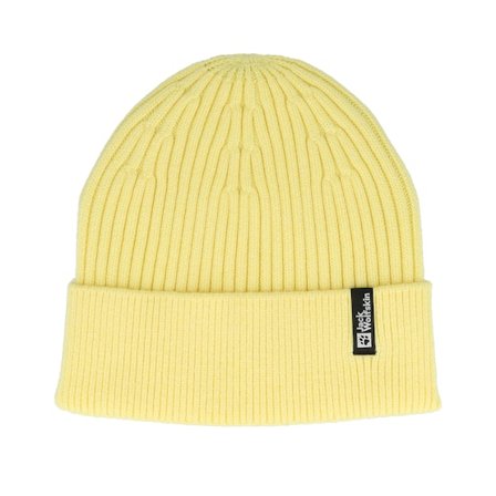 Jack Wolfskin - Cosy Beanie Lemon Ice Cuff Cuff Yellow Beanie - @ Hatstore