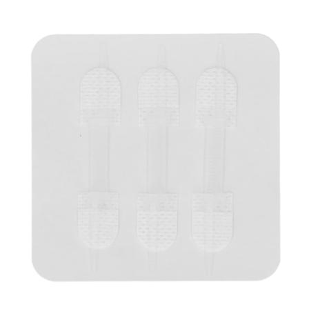 3 st nödsömmar gratis självhäftande sårförslutningsanordning för utomhusbruk Vit 70 X 12 mm / 2,8 X 0,5 tum