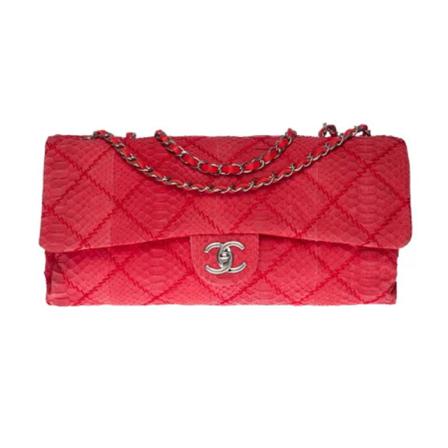 Chanel Vintage Pre-owned Læder crossbody-tasker Rød, Dame Vintage Tasker, Størrelse: ONE Size