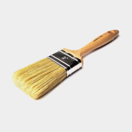 Lackpinsel Natur XL, Holzgriff, 90-Tops helle Schweineborsten, 50 mm - Boot