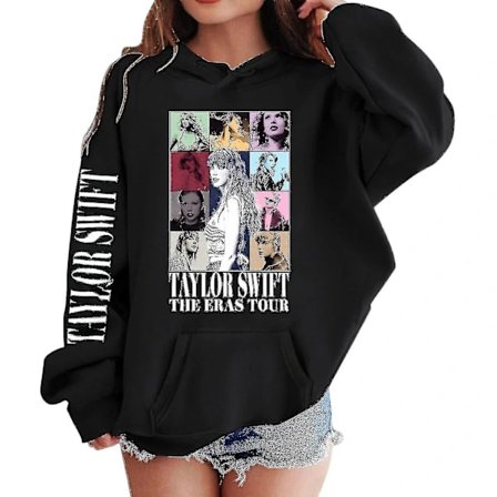 Flickhoodies 1989 Casual Taylor Pullover Barn Pojkar Swifts Pullover Hooded Konsert Outfit För 4-14 År 01 Rosa 01 pink 12 till 13 År