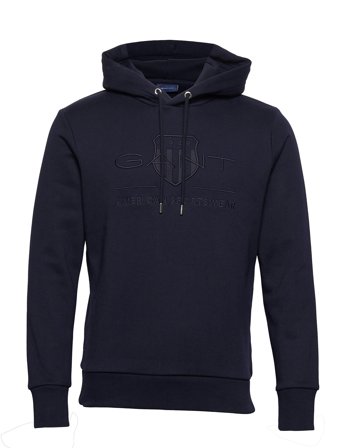GANT | Reg Tonal Shield Hoodie | M