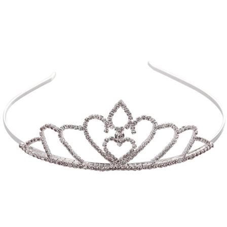 Naisten kruunu, timanttikiviä, morsiamen prinsessan päähine, hiuskoriste, hääkoru Type 1