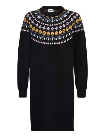 Caris Dresses & Skirts Dresses Casual Dresses Long-sleeved Casual Dresses Svart Molo*Betinget Tilbud