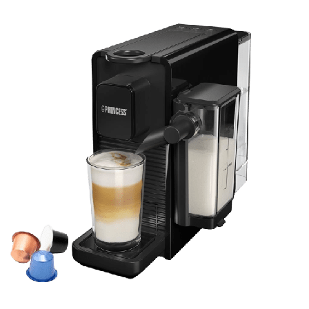 Princess Kapselmaskin Latte Pro 20bar Köksmaskiner Unisex Svart