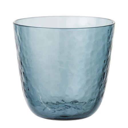 Broste Hamret drikkeglass, blå
