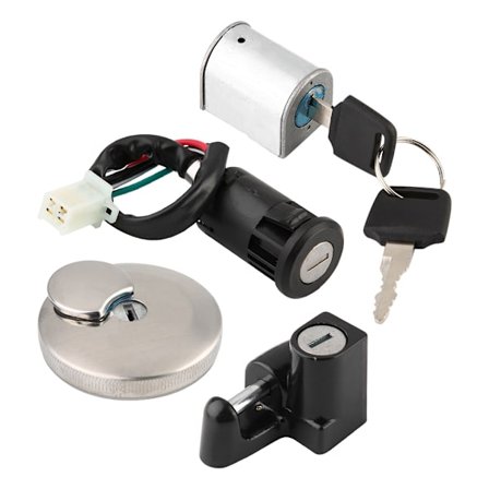 Honda Monkey Ape Tenningslås Drivstofftanklokk Hjelmlås Tyverisikring