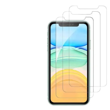 3-Pack iPhone 11 / iPhone XR Skärmskydd i Premium Härdat Glas