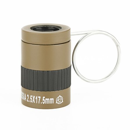 Mini lomme mini teleskop 2.5X17.5mm spion super mini finger