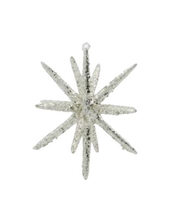 Ornament, Spike Home Decoration Christmas Decoration Christmas Baubles & Tree Accessories Silver House Doctor